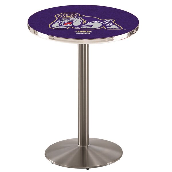 42" Stainless Steel James Madison Pub Table